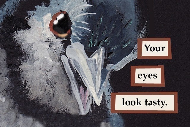 Eyes - bird RECTANGLE MAGNET