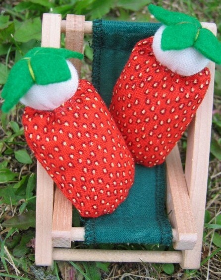 Mini Waldorf Strawberry Dolls