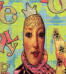 ZEN COLLAGE Inspirational Original Art Zentangle