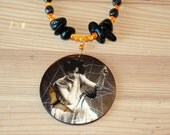 Spooky Halloween Spider Woman Necklace