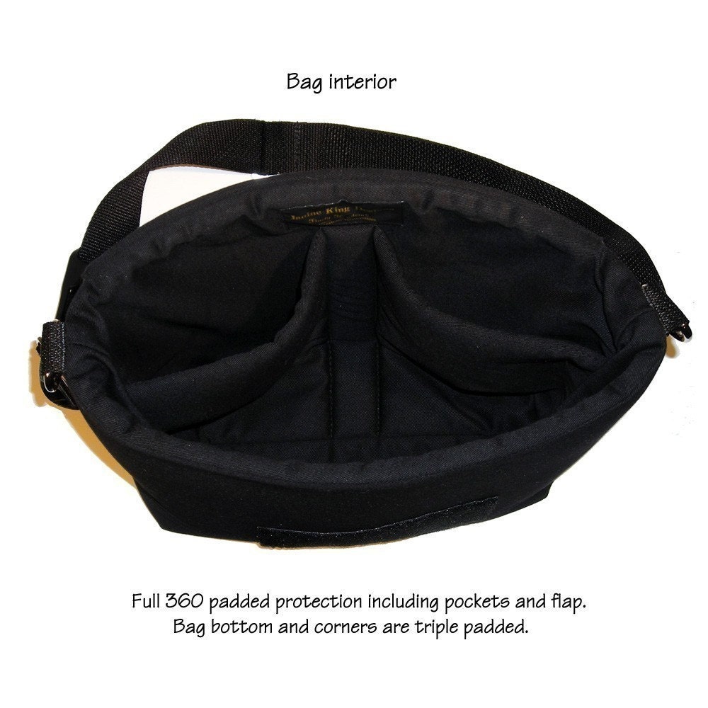 Digital SLR Camera Bag Dslr Camera Bag Purse Womens Camera Bag Case - Art Nouveau Floral - In Stock