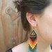 Native American seed beaded rainbow beauties long
