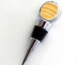 Recycled China Wine Bottle Stopper - Yellow