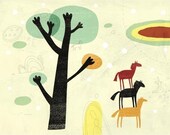 Horse Stack Print