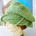 Crochet Hat Women Hat - CAROLYN Slouchy Womens Beanie Hat in Sage Green - Crochet Womens Hat - Custom Order