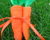 Bunch o' Carrots felt Childrens Garden Fresh Collection