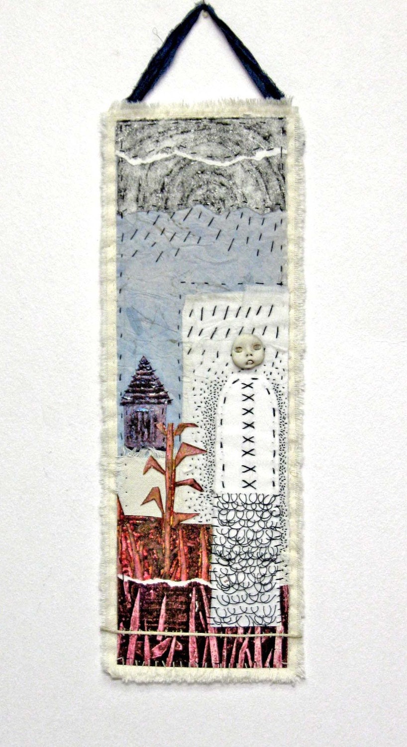 Textile Art Quilt - Homestead