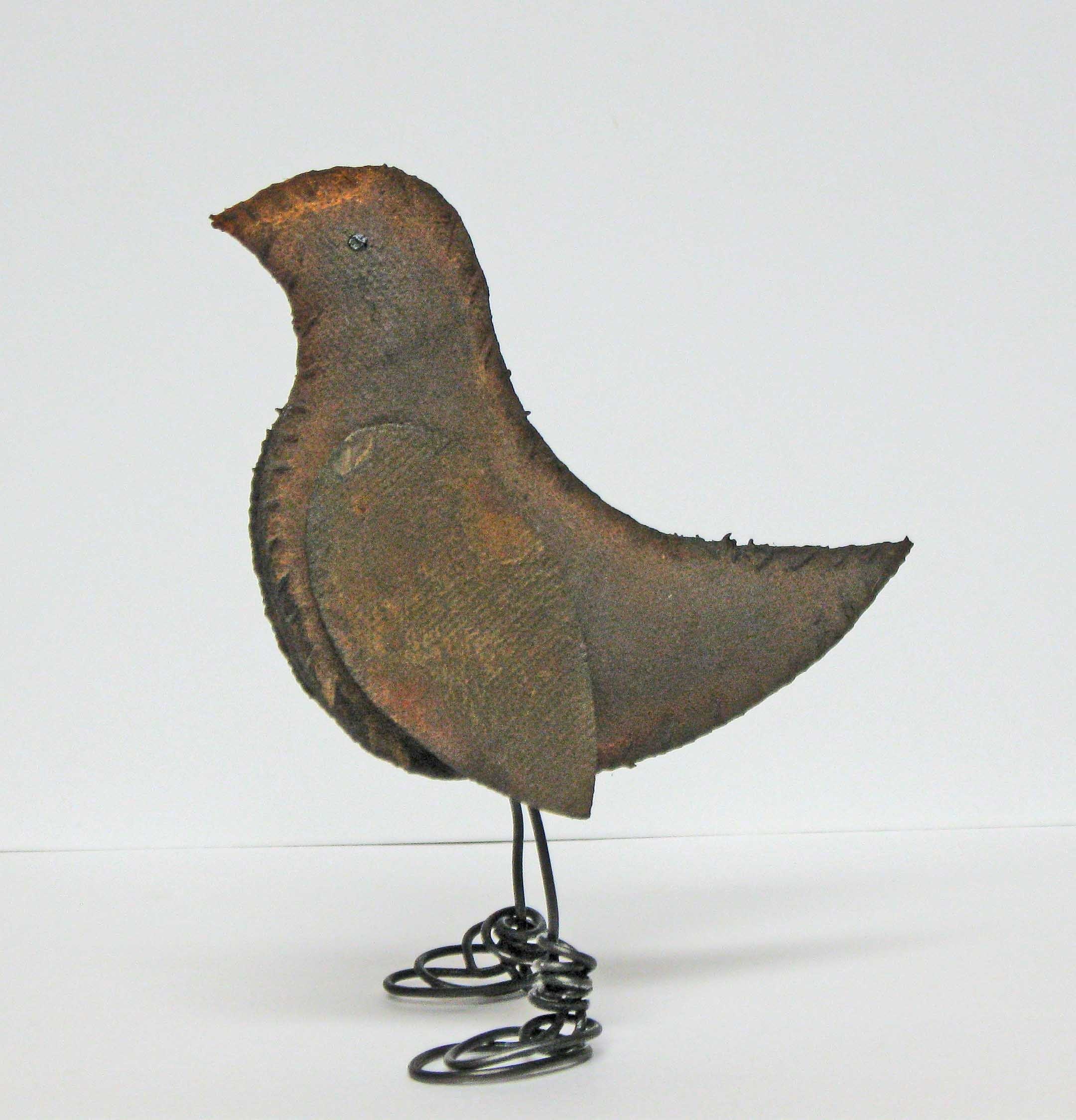 Mixed Media Rustic Bird
