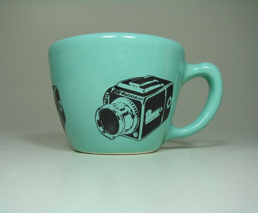 12oz cup hasselblad (blue green) Made to Order/Pick Your Colour