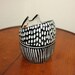 Modern Carved Porcelain Owl Vase Sculpture