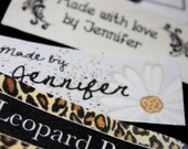 120 Custom Printed Fabric Labels REORDER ONLY or your own finished artwork