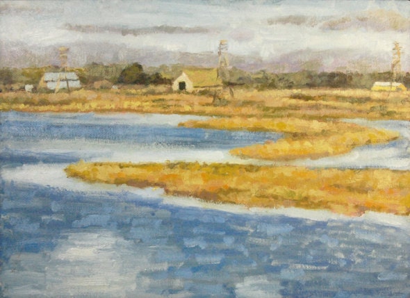 View of Humboldt Bay and Arcata Bottoms by Andrew Daniel
