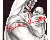 Macabre Love--The Amazing Artwork of Brandon Queen--8x10 Print