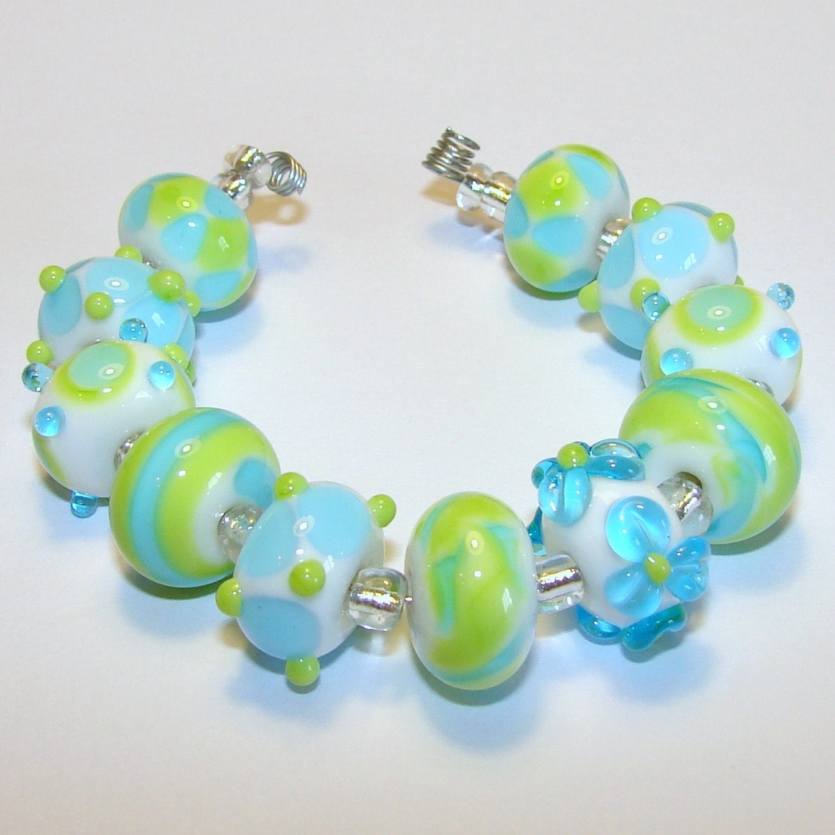 SPRING CLEANING SALE Spring Pastels handmade lampwork beads
