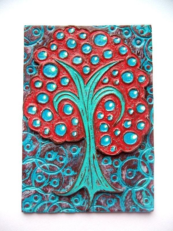 Bubble Tree  I  ACEO