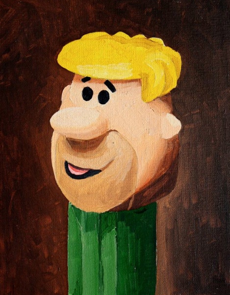 Limited Edition 8" x 10" Print of Still Life with Barney Rubble Pez