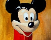 Mickey Mouse Pez Oil Painting Still Life