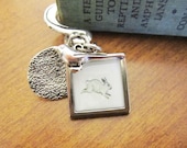 Bunny Rabbit Bookmark , Whimsical Art Bookmark