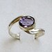 Amethyst Ring in Sterling Silver