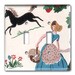 Country PicNic on the Farm 1950's Vintage Wallpaper Double Switch Plate