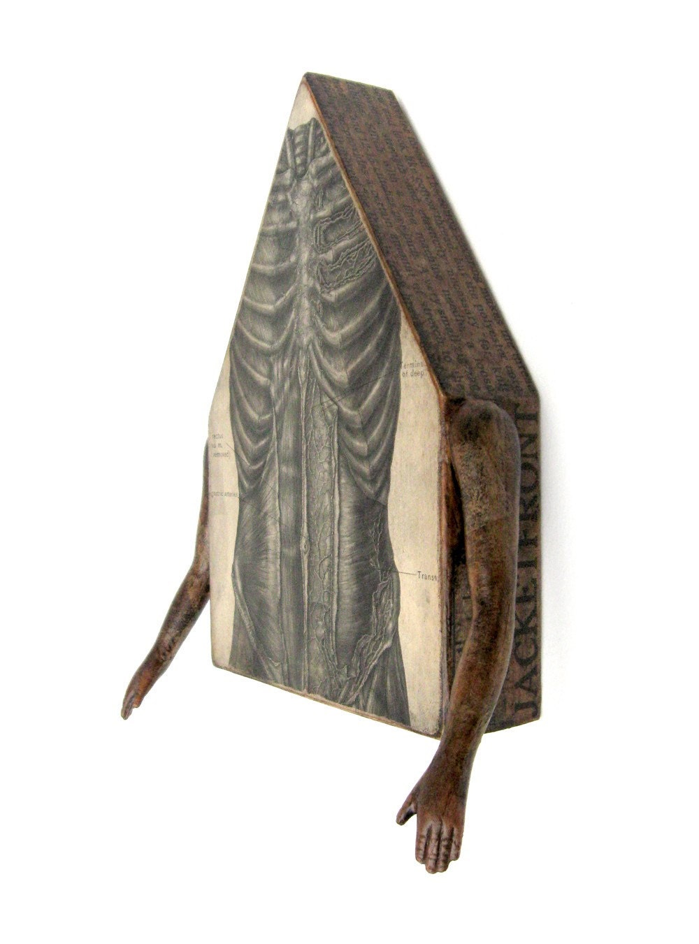 Doll House no 359 (with torso) - Original Mixed Media Assemblage