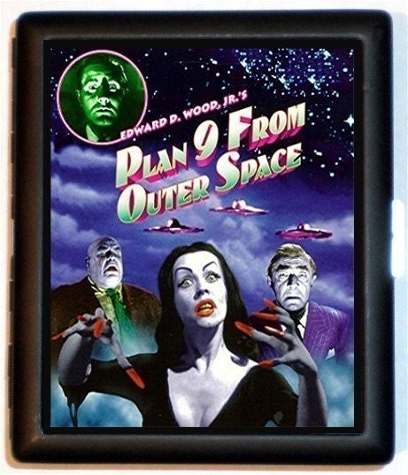 Plan Horrible From Outer Space Worst movie Ever Made Poster Cigarette of ID card or Wallet or Business card case new
