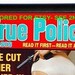 True Police Crime Magazine 1970s chic RETRO Pulp Cheese Sexy Woman in Panties art Black Metal Cigarette or ID or Business Card Holder Case Wallet