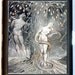 Fall of Adam and Eve William Blake Artwork Painting Black Metal Cigarette or ID or Business Card Holder Case Wallet