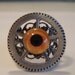 Victorian Steampunk OCULA MACHINUS Orange Glass Eye Gear Watch Clock Ring