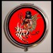 Devil Gal Tattoo Retro Pill box Pillbox Case Holder for Vitamins Drugs Birth Control