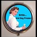 Happy Pills Housewife Pinup Pin Up In Need of Drugs Rockabilly Kitsch Funny Pillbox Pill Box Case Holder for Vitamins Pills