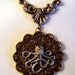 Victorian Steampunk THE ORNATE OCTOPUS Necklace Pendant New