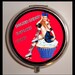 Roller Derby Cupcake Cutie Red Pill box Pillbox Case Holder Sweetheartsinner Roller Derby