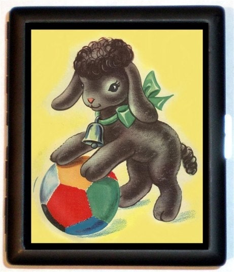 Kawaii Innocent Puppy Cutie Cigarette Case or ID Business Card Holder