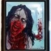 Night Life by Robert W. Walker Zombie Imagery Black Metal Cigarette of ID card or Wallet or MP3 Player and Earbuds Holder Case
