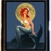 Mermaid in the Moonlight Pinup Cigarette Case of Business card case or Wallet New