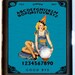 Ouija Board Gothic Fortune Teller Gypsy Bad Girl ID or Cigarette Case Pulp Pinup Pin Up Wallet Business Card Holder Kitsch