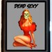 Dead Sexy Pinup Gal Subversion Pin Up Gal Beauty Fades and We All Die Dead Sexy Rockabilly Cigarette Case or Business Card Holder Wallet