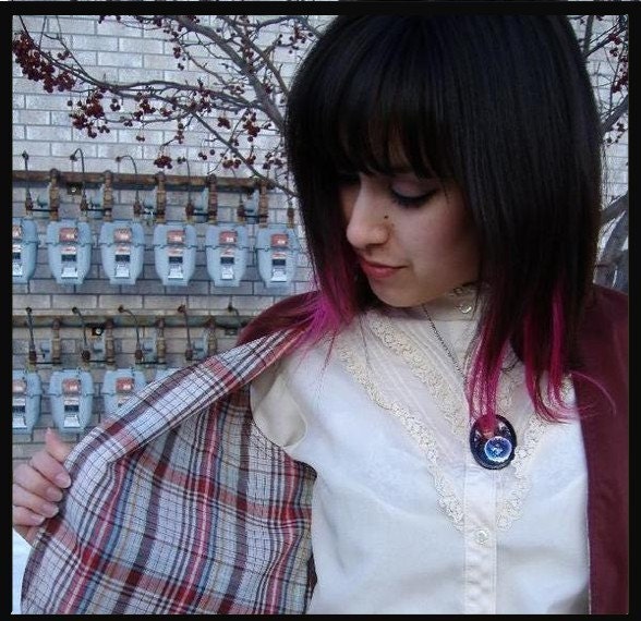 Shooter Target Practice Psychobilly Gun Shooting Goth Gothic Emo Punk Pendant Necklace