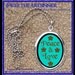 DIVINE BLISS DESIGNS - Silver Tone Pendant With Chain - Peace and Love with Flowers