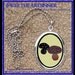 DIVINE BLISS DESIGNS - Silver Tone Pendant With Chain - 70s Kitsch Mushrooms