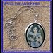 DIVINE BLISS DESIGNS - Silver Tone Pendant With Chain - Victorian Little Girl with Puppies