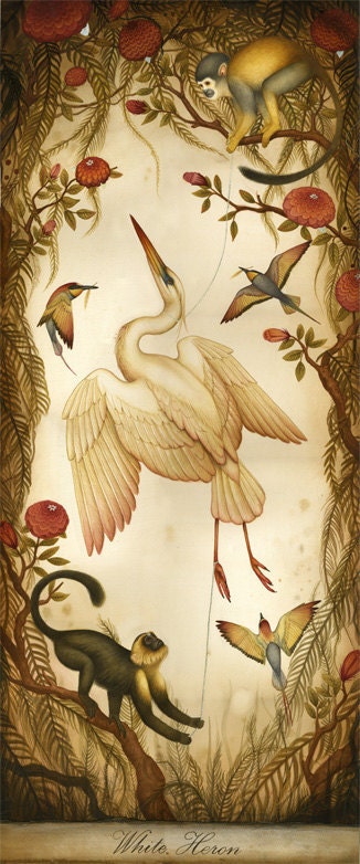 White Heron  - Limited Edition Print