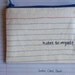 Index Card Pouch - notes to myself