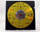 Math Equation Clock (Yellow)