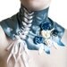 Roses and leaves neckpiece