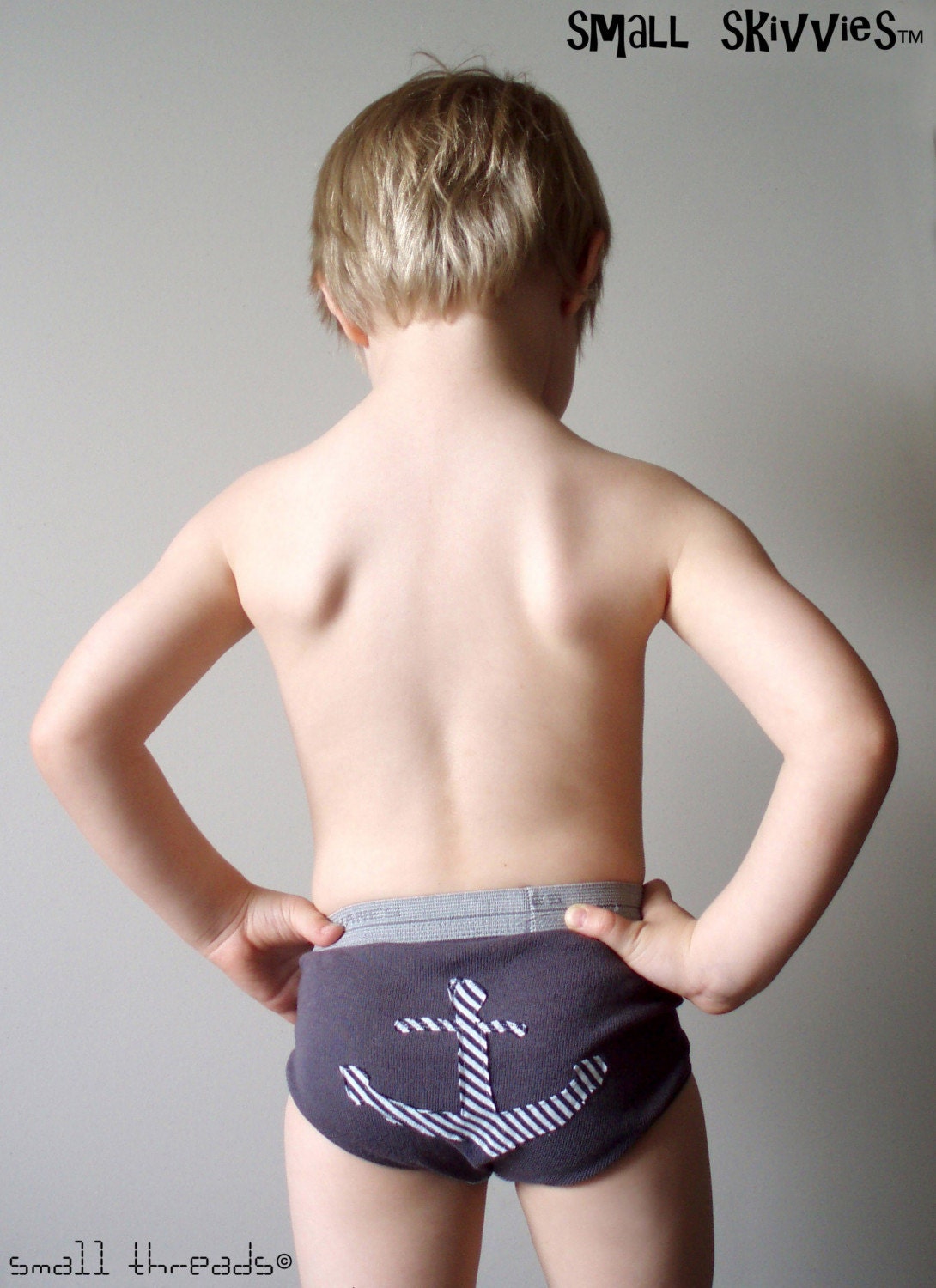 Small Skivvies - Anchor Pair - size 4T/5T