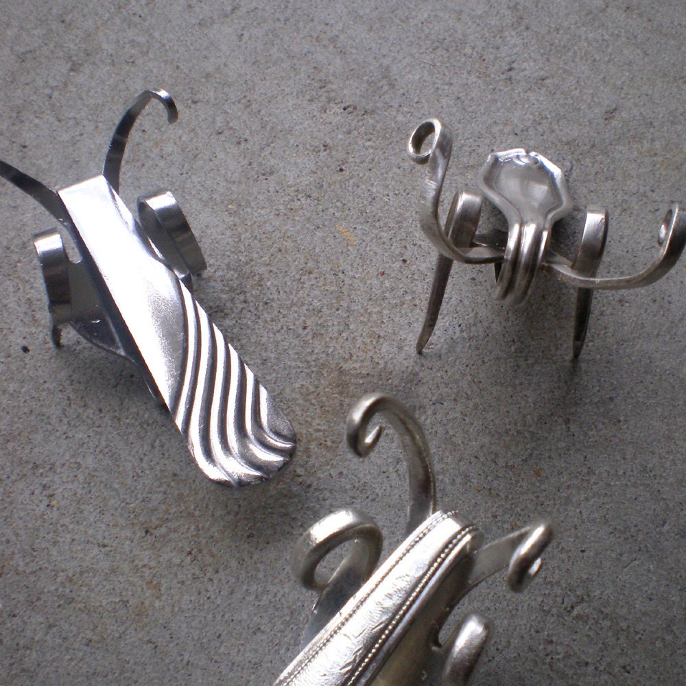 Good Luck Cricket Sculpture Recycled Stainless Steel Fork