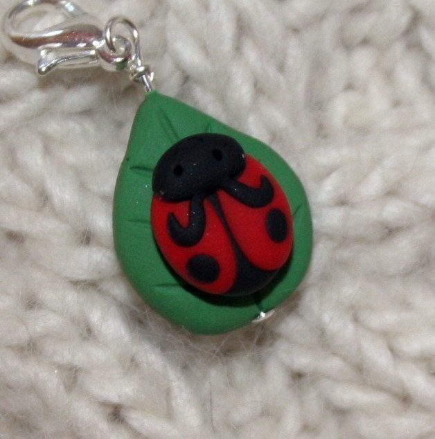 Ladybug Zipper Pull