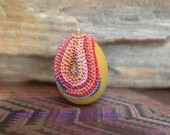 souk - playful embroidery inspired pendant
